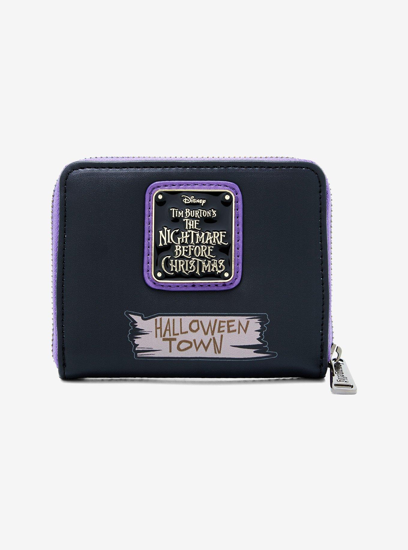 Loungefly Disney The Nightmare Before Christmas Characters Group Portrait Small Zip Wallet - BoxLunch Exclusive, , alternate