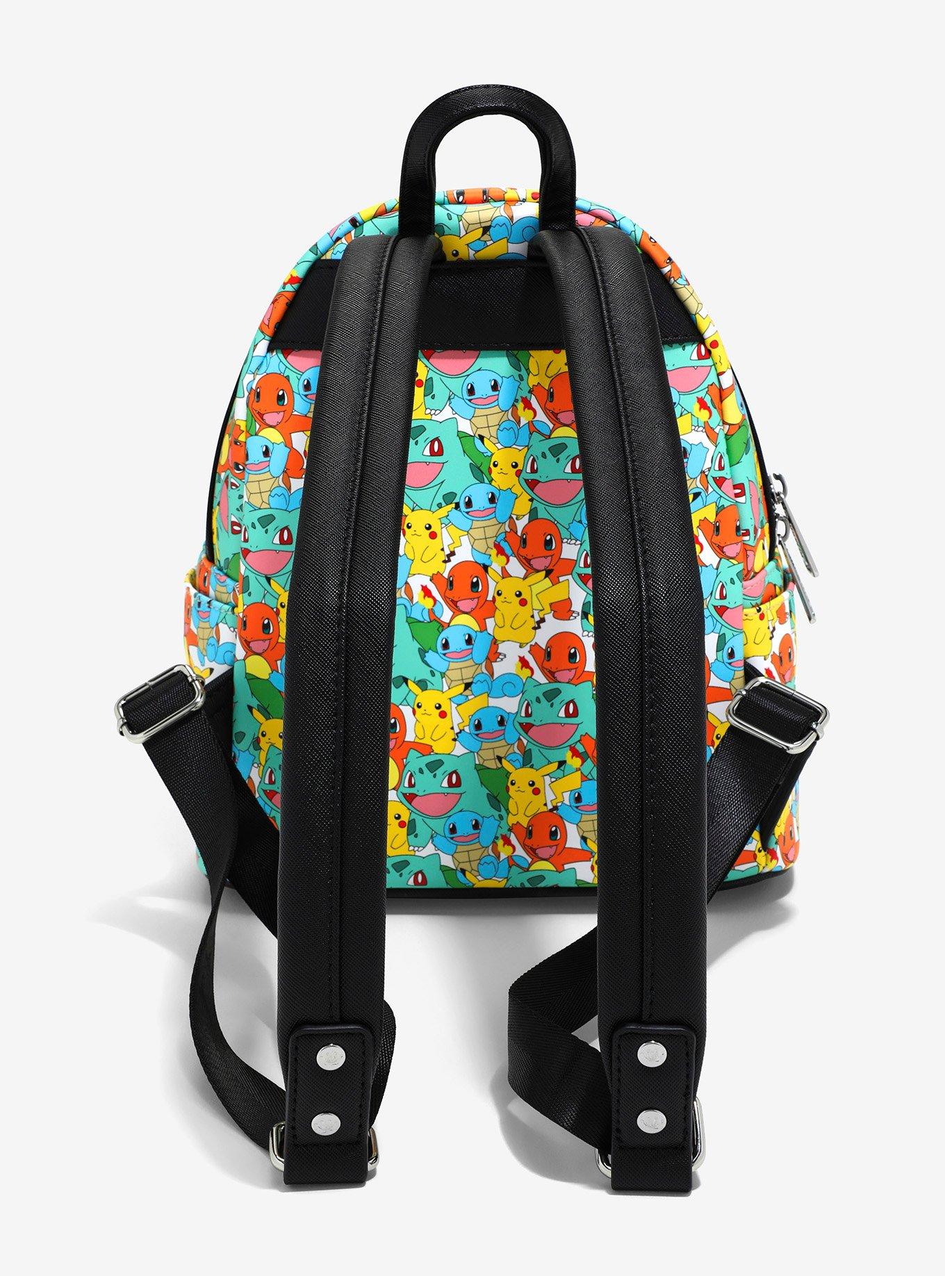 Loungefly Pokémon Starters Allover Print Mini Backpack - BoxLunch Exclusive