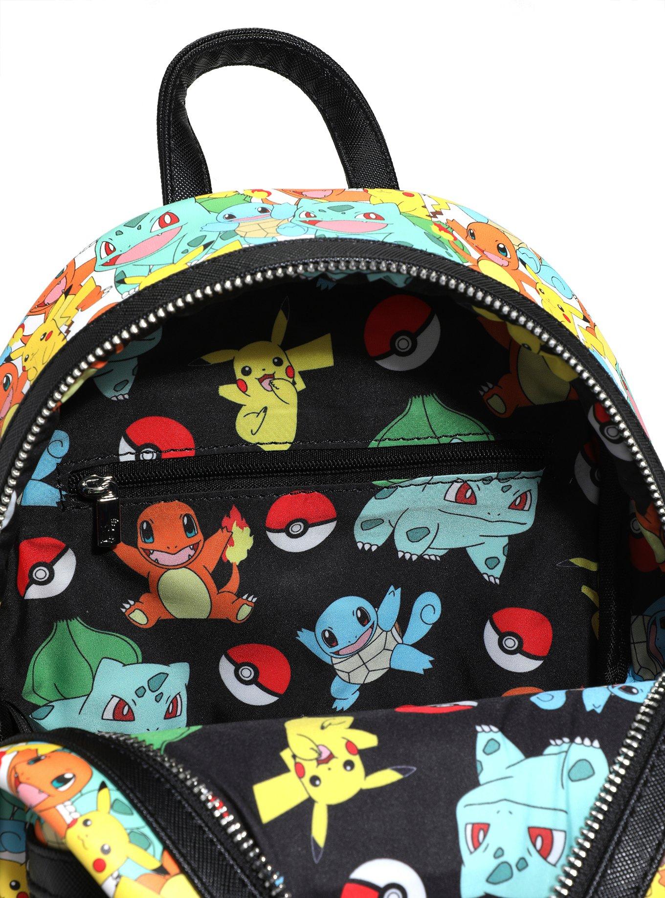 Loungefly Pokémon Starters Allover Print Mini Backpack - BoxLunch Exclusive