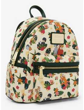 Loungefly Disney Peter Pan Lost Boys Floral Allover Print Mini Backpack - BoxLunch Exclusive, , hi-res