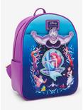 Loungefly Disney The Little Mermaid Characters Group Portrait Mini Backpack - BoxLunch Exclusive, , alternate