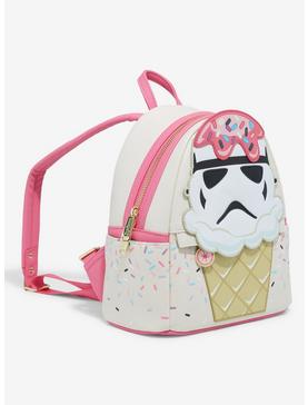 Loungefly Star Wars Storm Trooper Ice Cream Cone Mini Backpack - BoxLunch Exclusive, , hi-res
