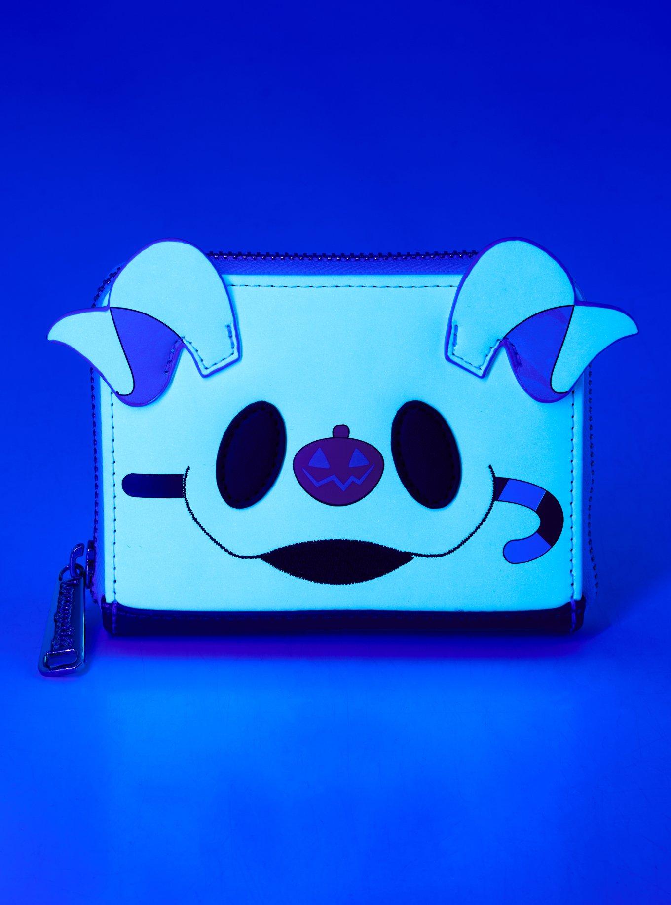 Loungefly Disney The Nightmare Before Christmas Zero Candy Cane Glow-in-the-Dark Small Zip Wallet - BoxLunch Exclusive, , alternate