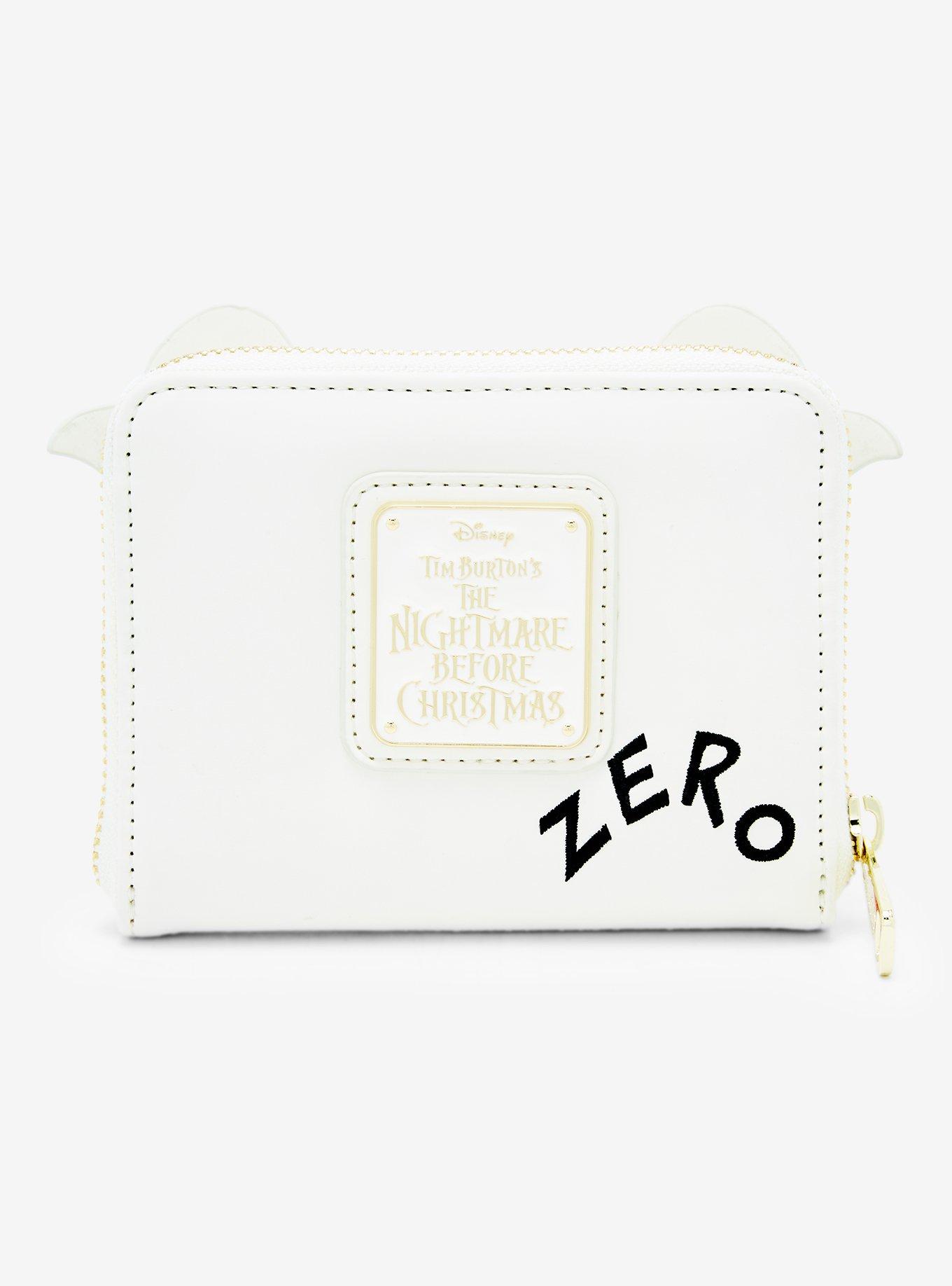 Loungefly Disney The Nightmare Before Christmas Zero Candy Cane Glow-in-the-Dark Small Zip Wallet - BoxLunch Exclusive, , alternate