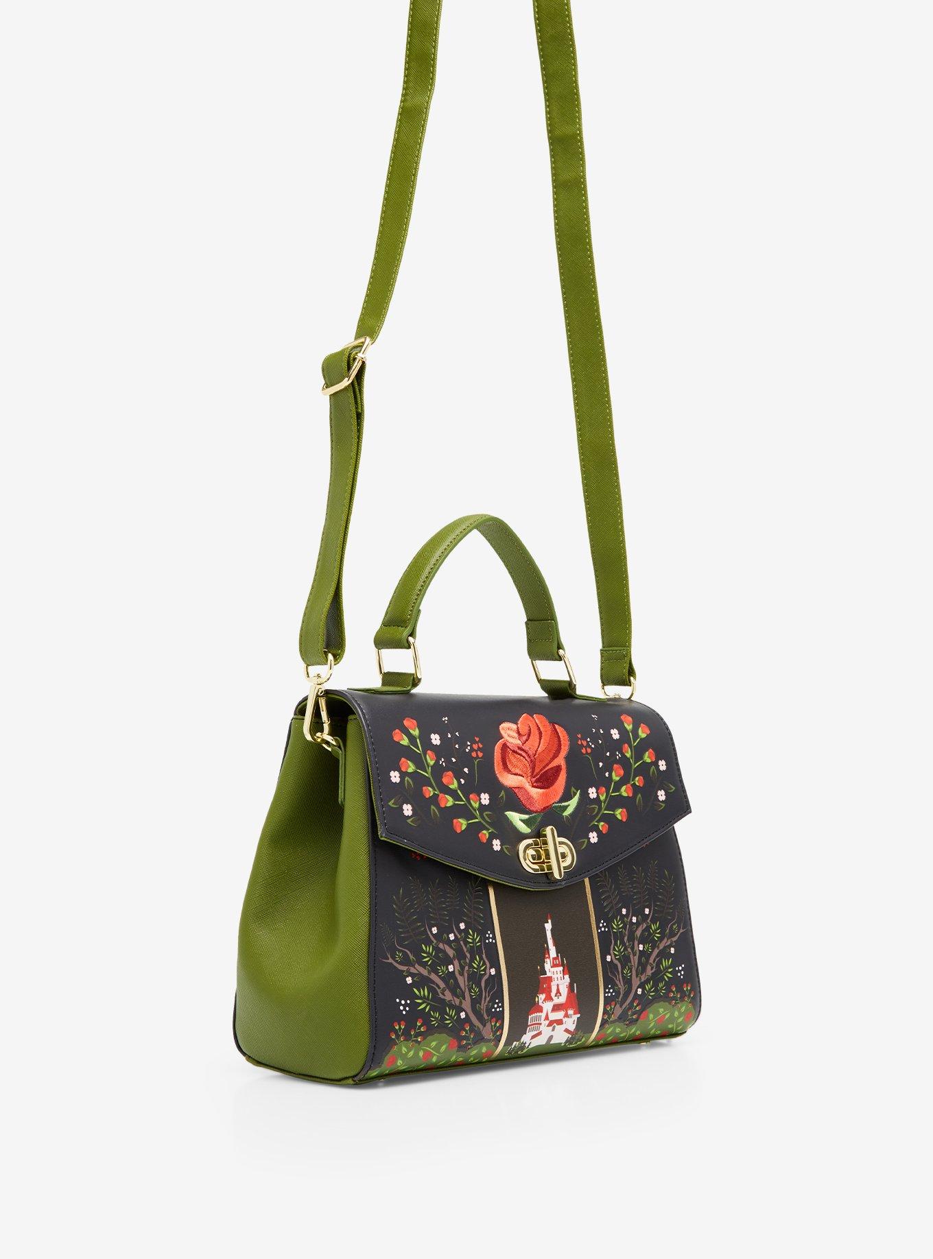 Loungefly Disney Beauty and the Beast Rose Handbag - BoxLunch Exclusive, , alternate