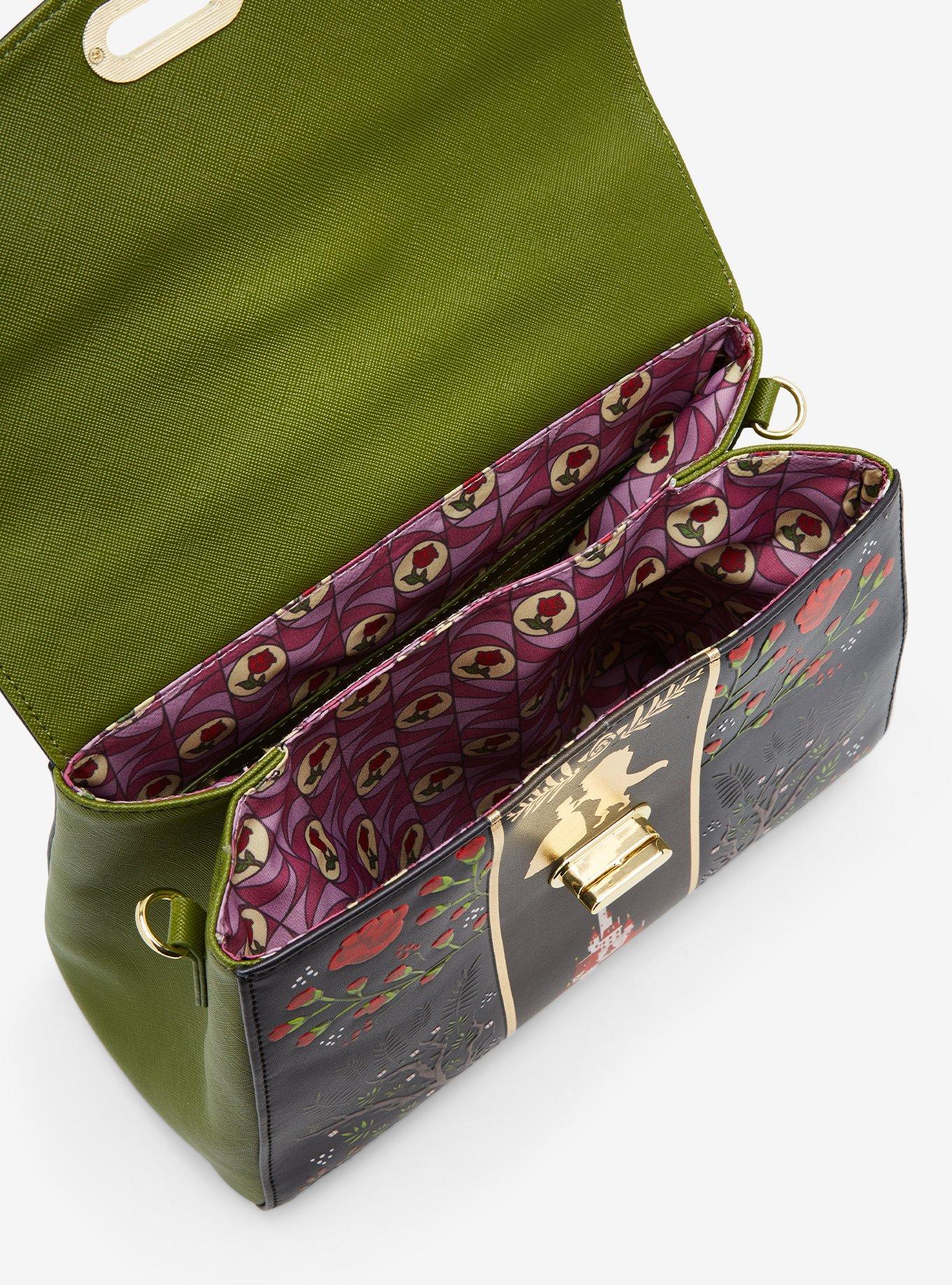Loungefly Disney Beauty and the Beast Rose Handbag - BoxLunch Exclusive, , alternate