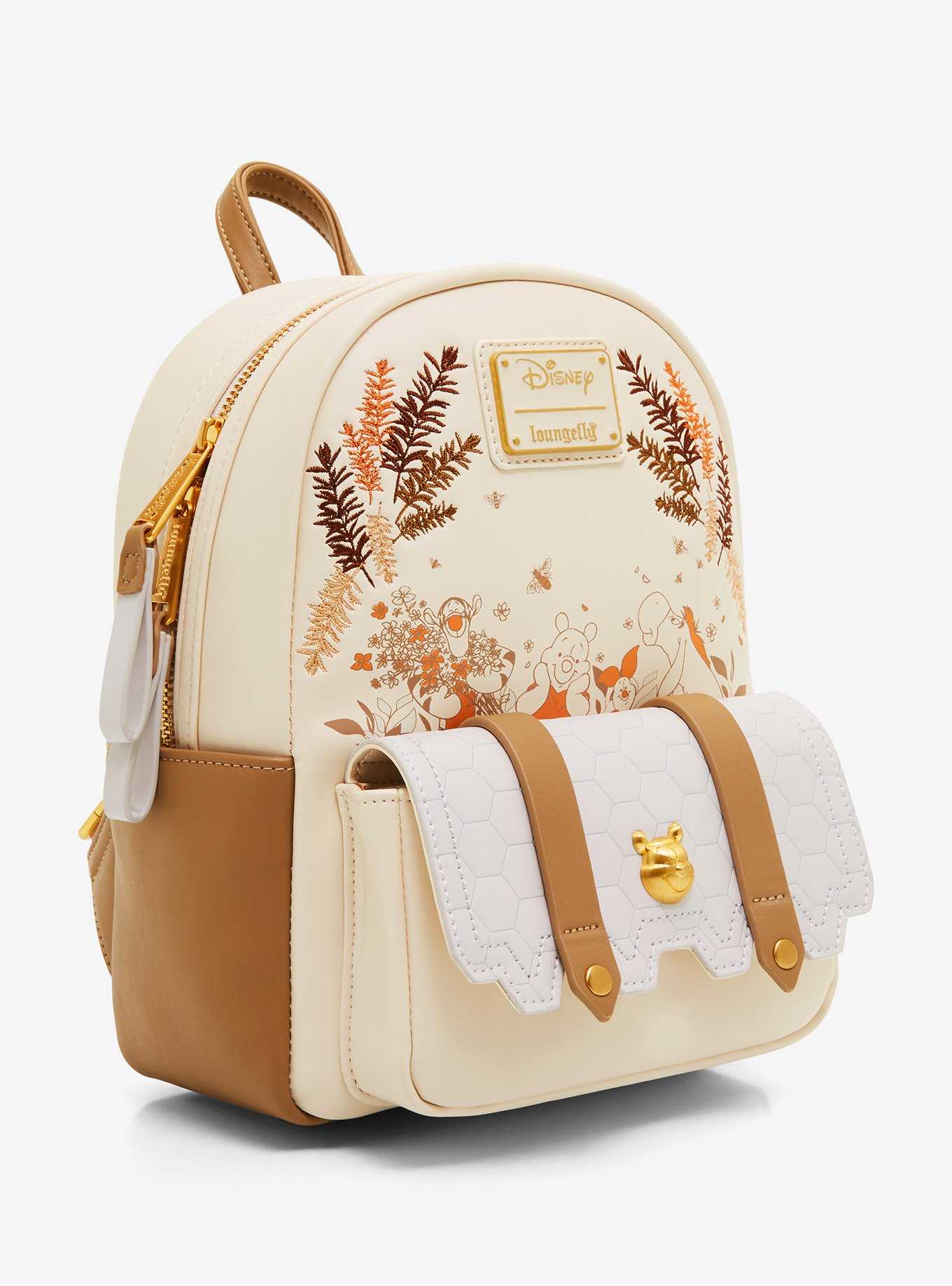 Loungefly Disney Winnie the Pooh Characters Honeycomb Mini Backpack - BoxLunch Exclusive, , hi-res