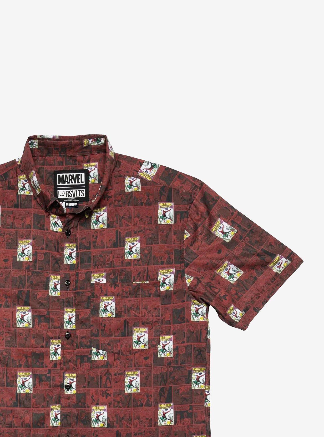 RSVLTS Marvel Spider-Man "Amazing Fantasy" KUNUFLEX Short Sleeve Shirt, MULTI, alternate