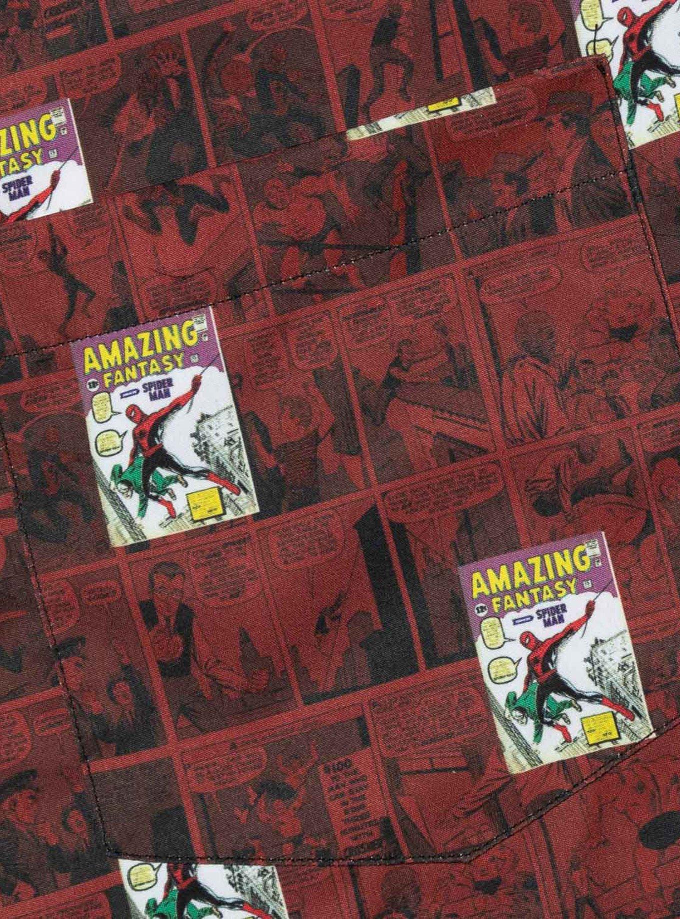 RSVLTS Marvel Spider-Man "Amazing Fantasy" KUNUFLEX Short Sleeve Shirt, MULTI, alternate