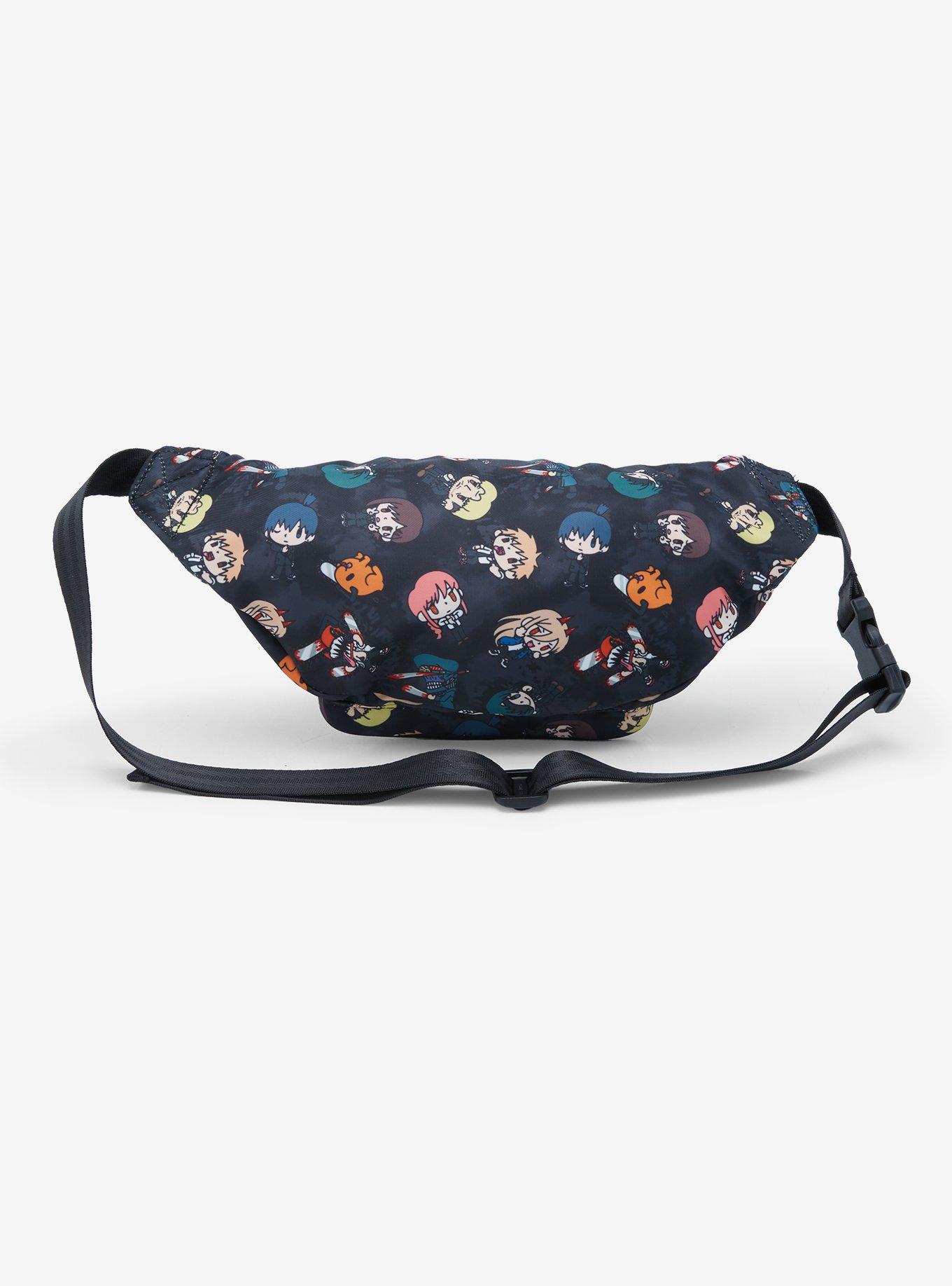 Chainsaw Man Character Allover Print Fanny Pack - BoxLunch Exclusive, , alternate
