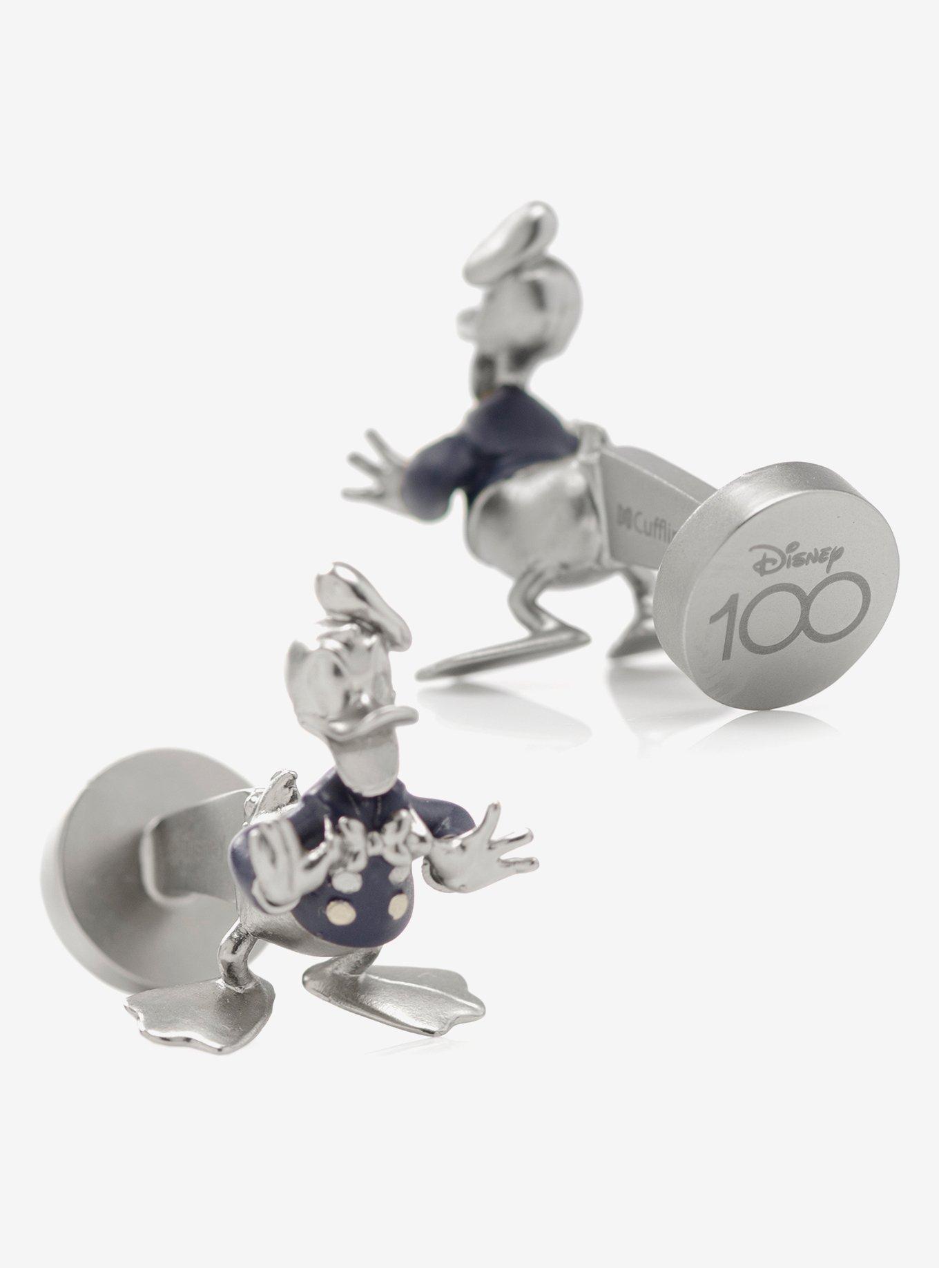 Disney Donald Duck 100 3D Enamel Cufflinks, , alternate