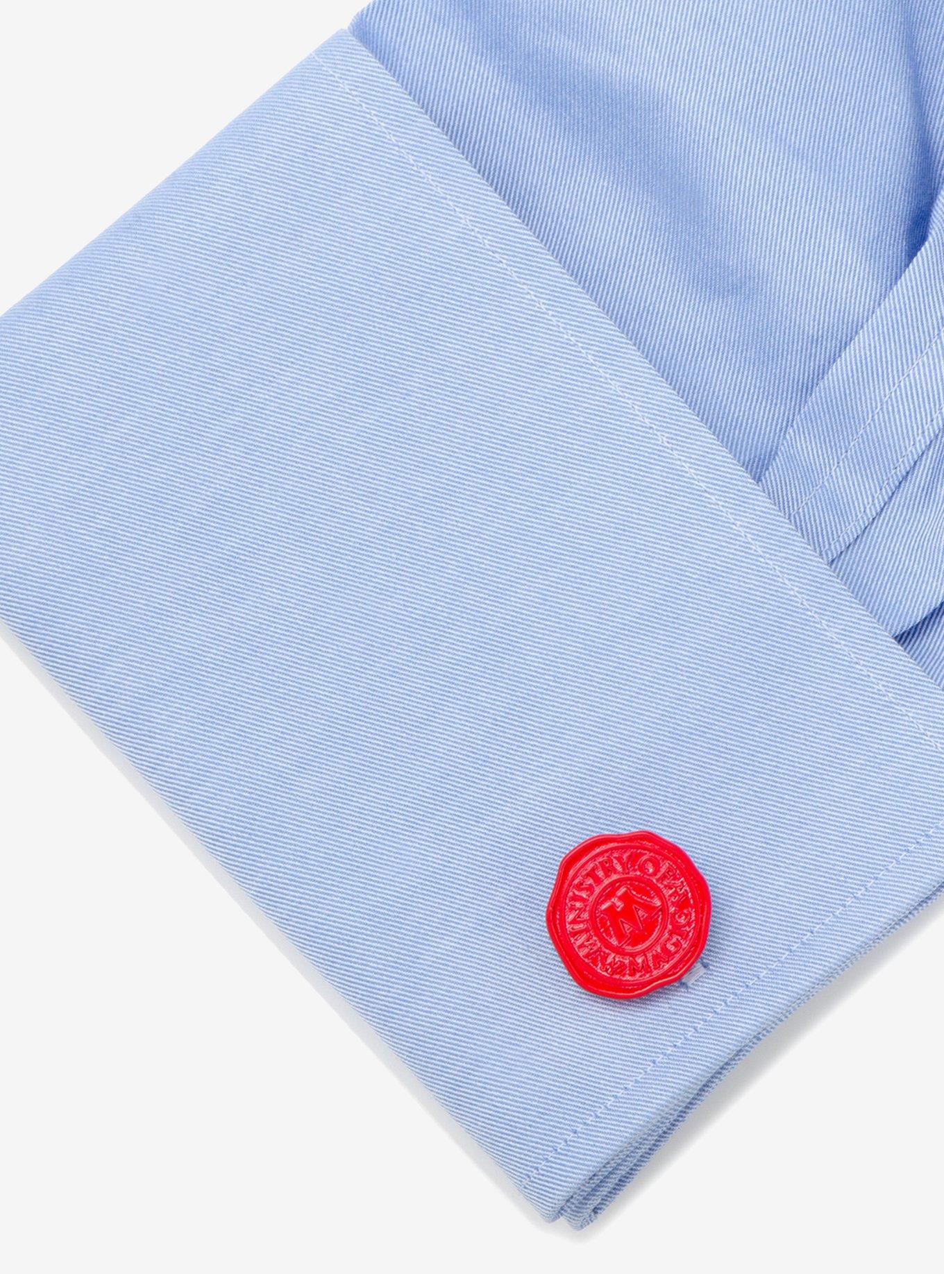 Harry Potter Ministry Of Magic Wax Stamp Cufflinks, , alternate