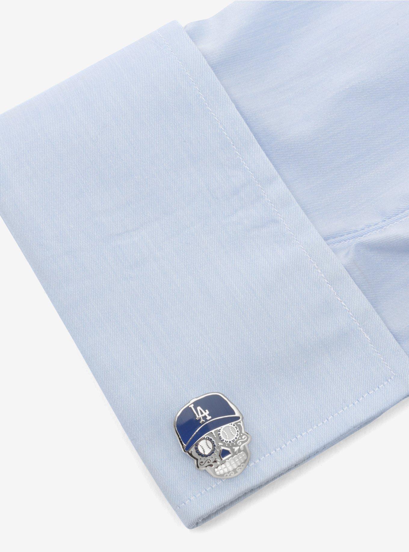 La Dodgers Sugar Skull Cufflinks, , alternate