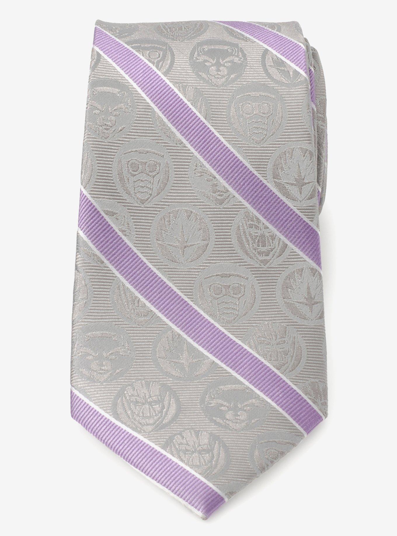 Marvel Guardians Of The Galaxy Gray Stripe Tie, , alternate