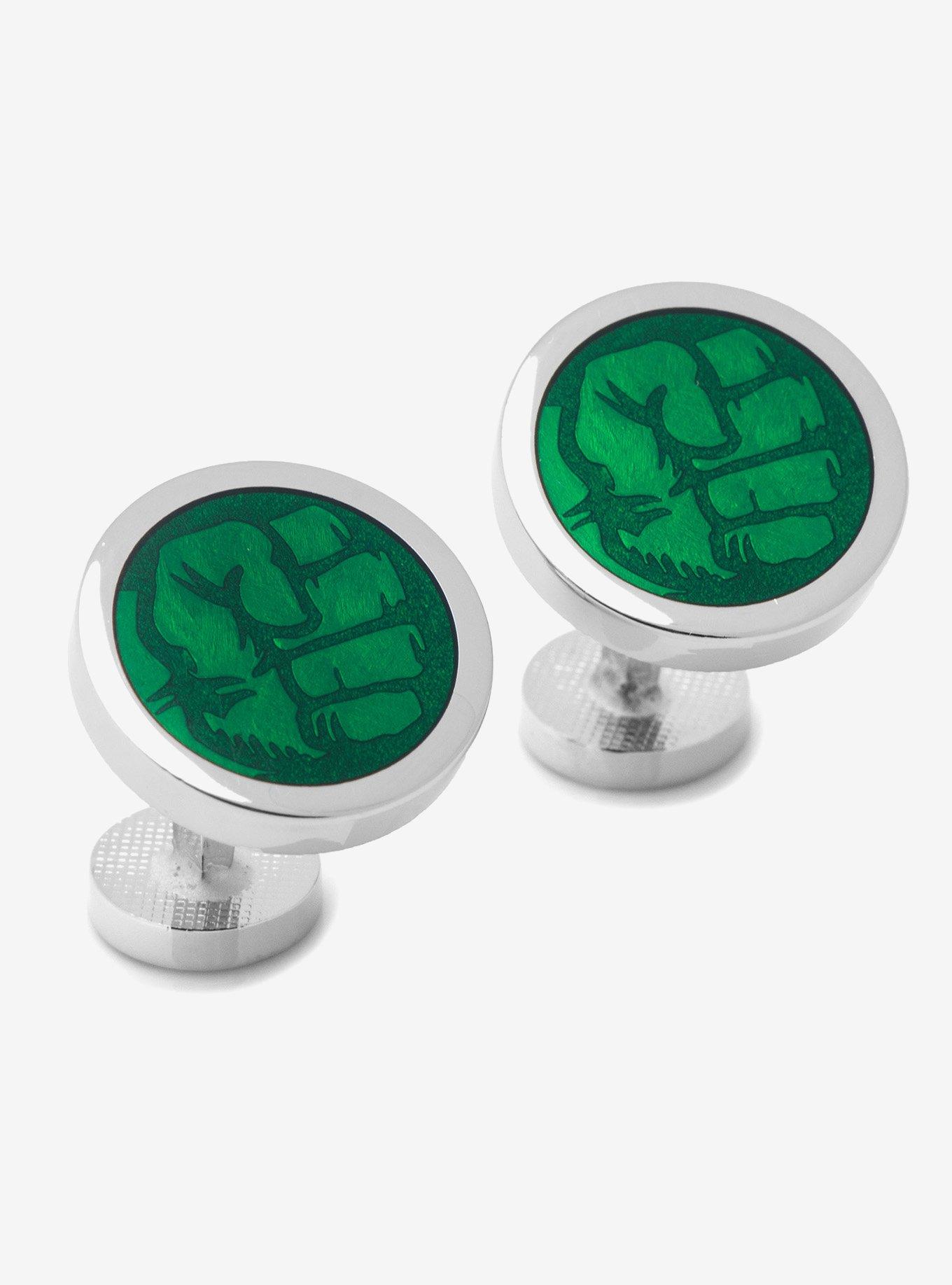 Marvel The Hulk Fist Cufflinks, , alternate