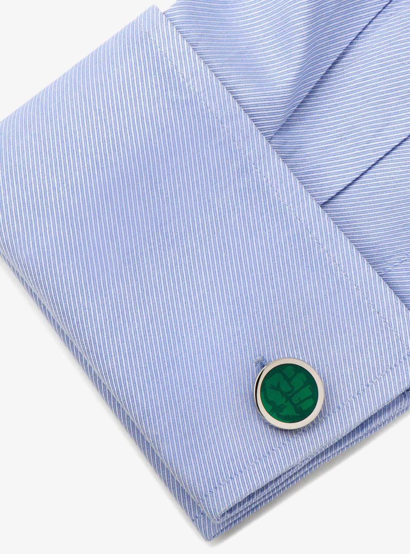 Marvel The Hulk Fist Cufflinks, , alternate