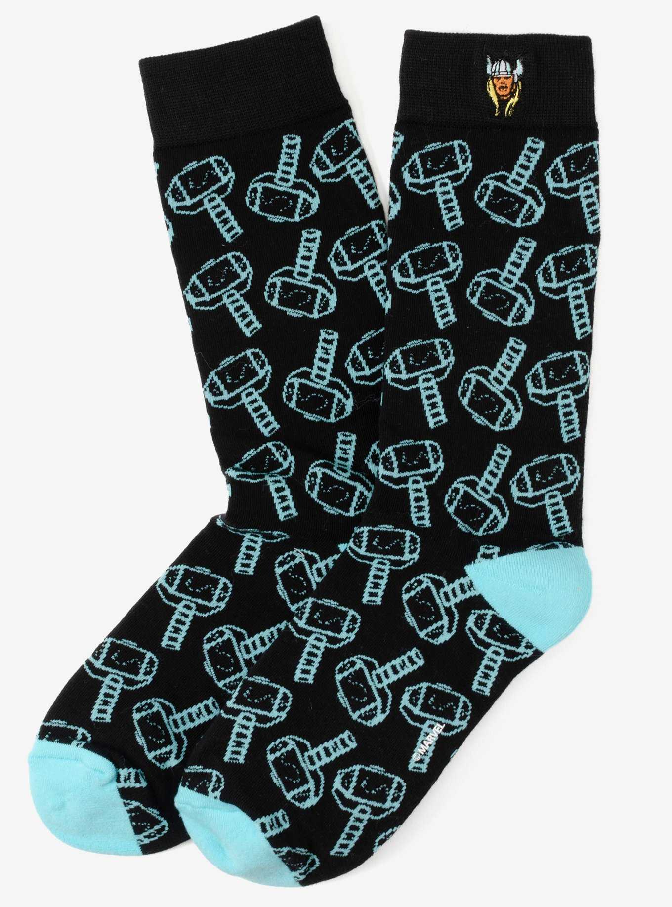 Marvel Thor Pattern Socks, , hi-res
