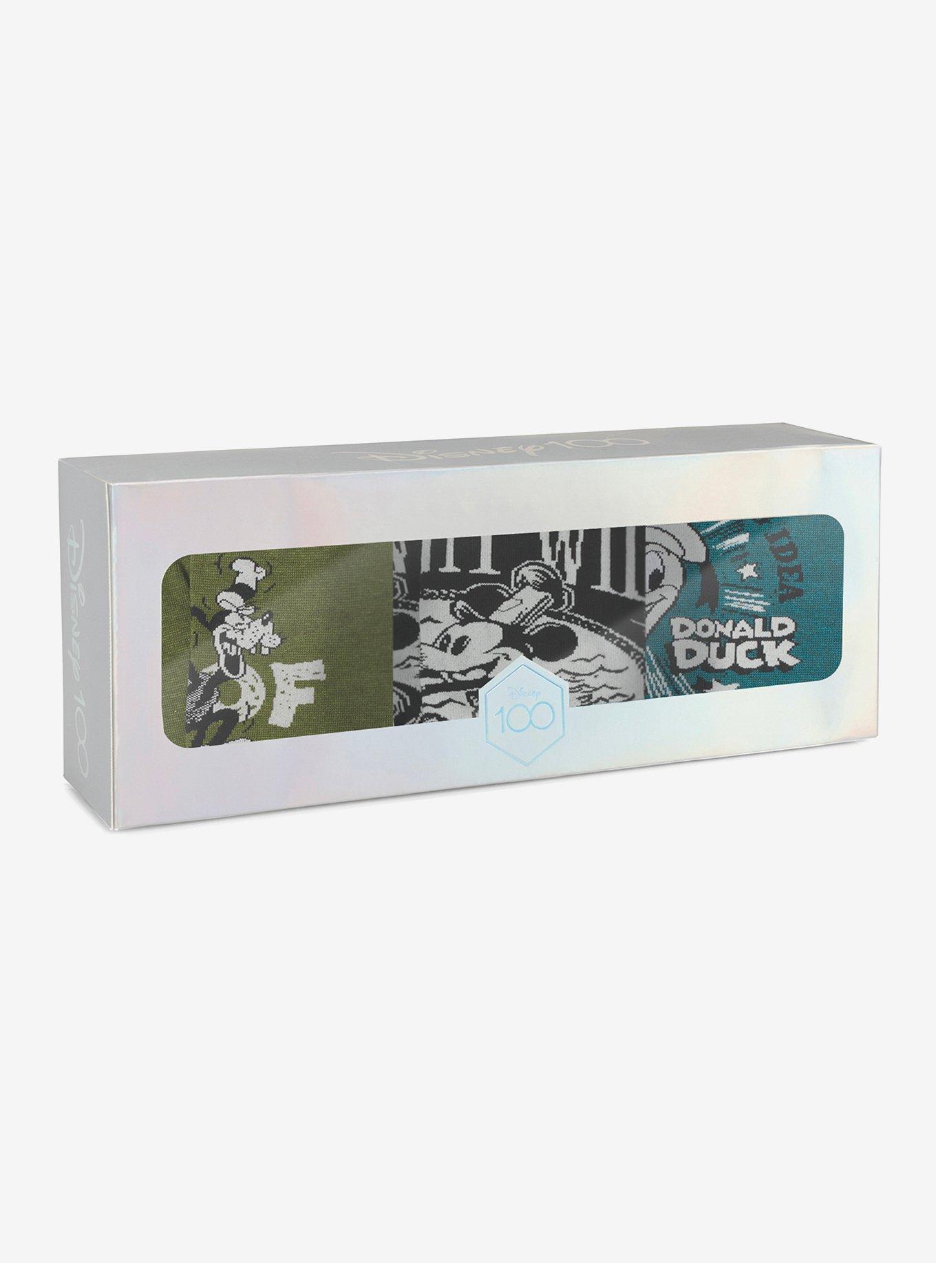 Disney Mickey Mouse Disney 100Th Vintage Mickey And Friends 3 Pair Sock Gift Set, , alternate