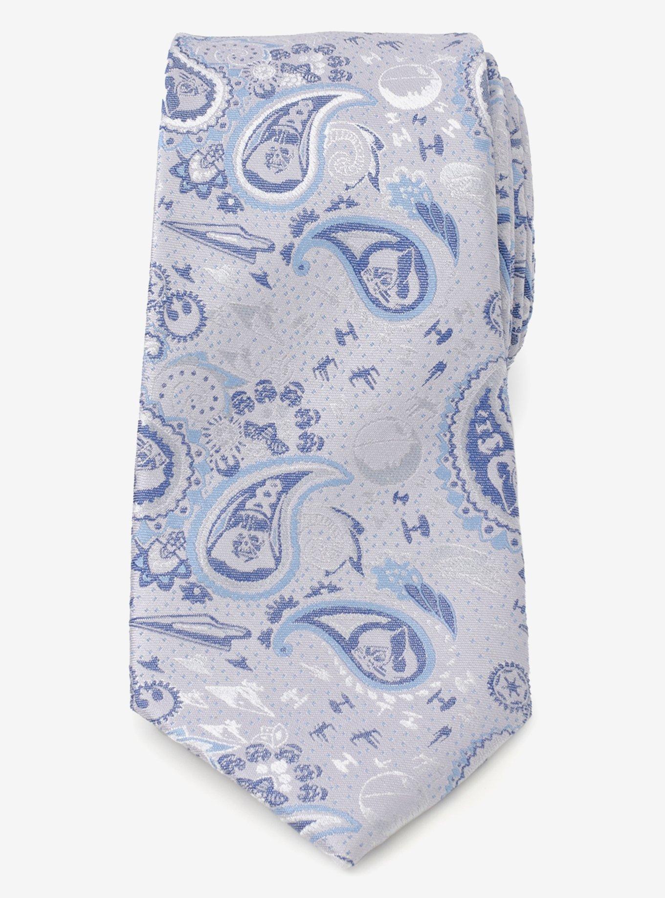 Star Wars Vader Lavender Paisley Men's Tie, , alternate
