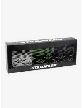 Star Wars Yoda Ombre Stripe Sock 3 Pack Gift Set, , hi-res