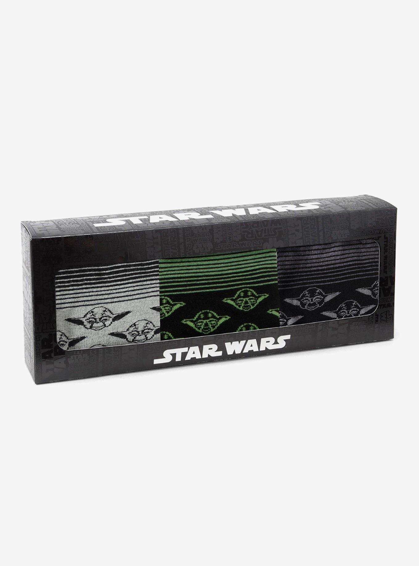 Star Wars Yoda Ombre Stripe Sock 3 Pack Gift Set, , alternate