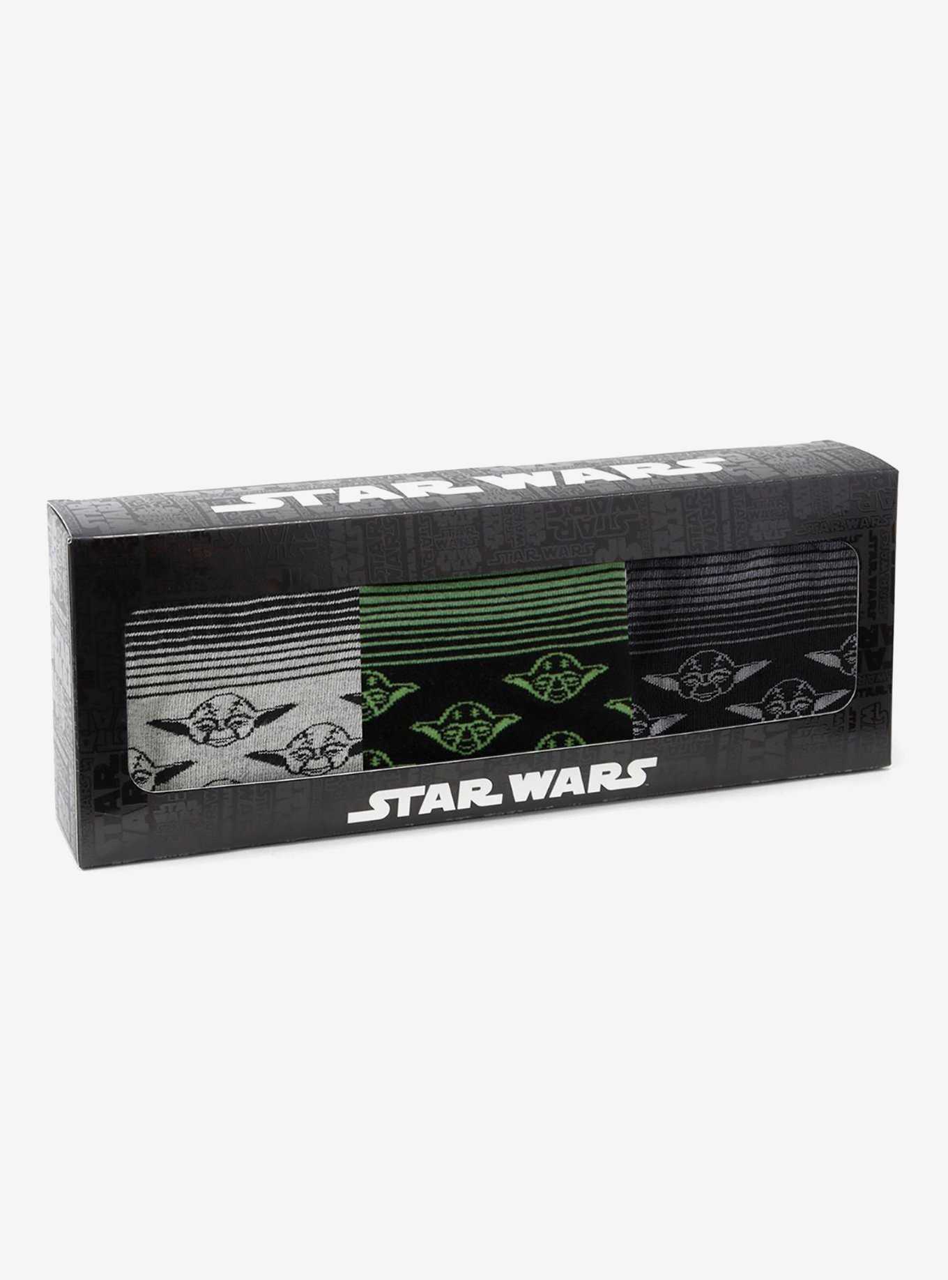 Star Wars Yoda Ombre Stripe Sock 3 Pack Gift Set, , hi-res