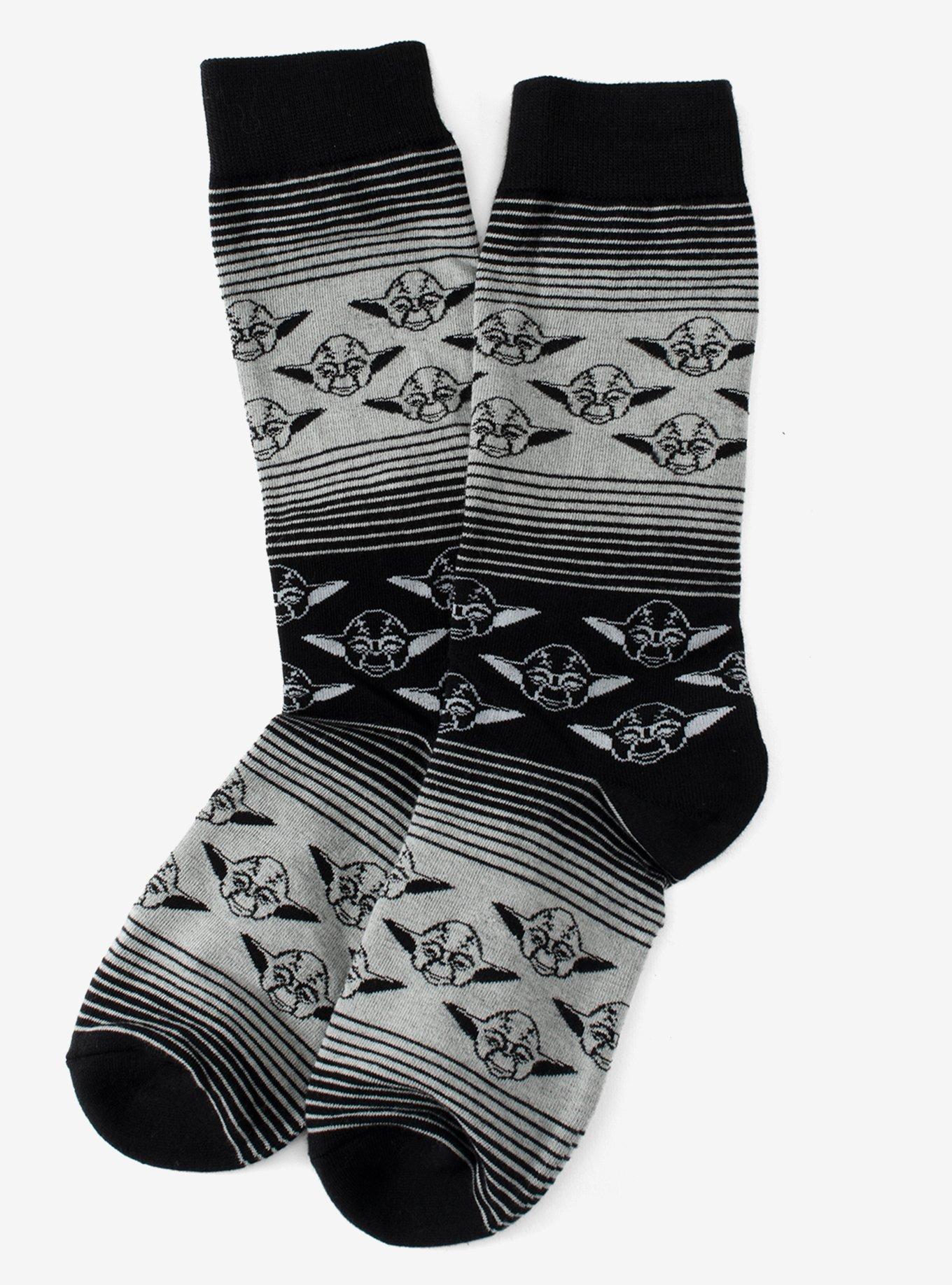 Star Wars Yoda Ombre Stripe Sock 3 Pack Gift Set, , alternate