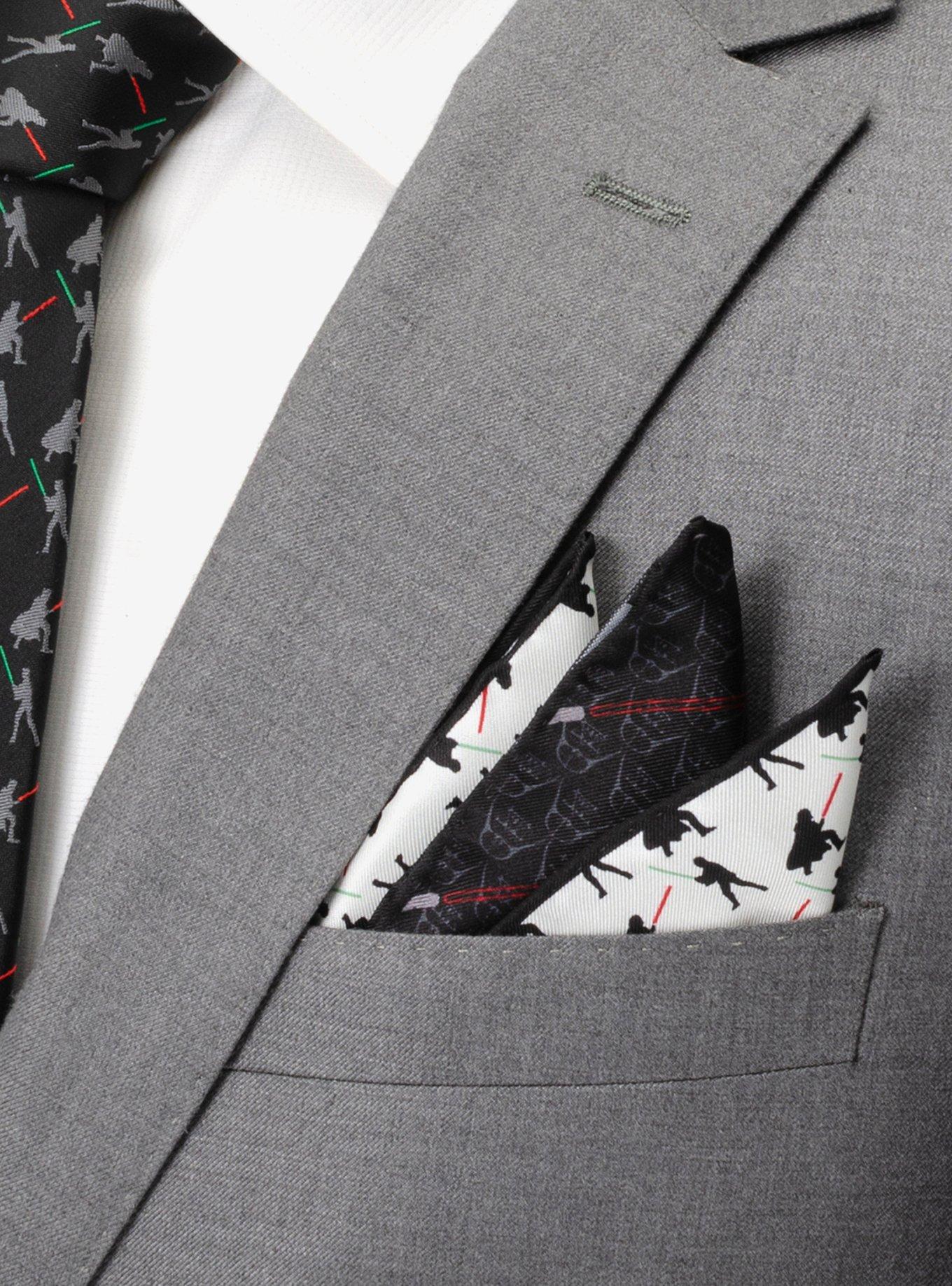 Star Wars Vader Vs Skywalker Lightsaber Pocket Square