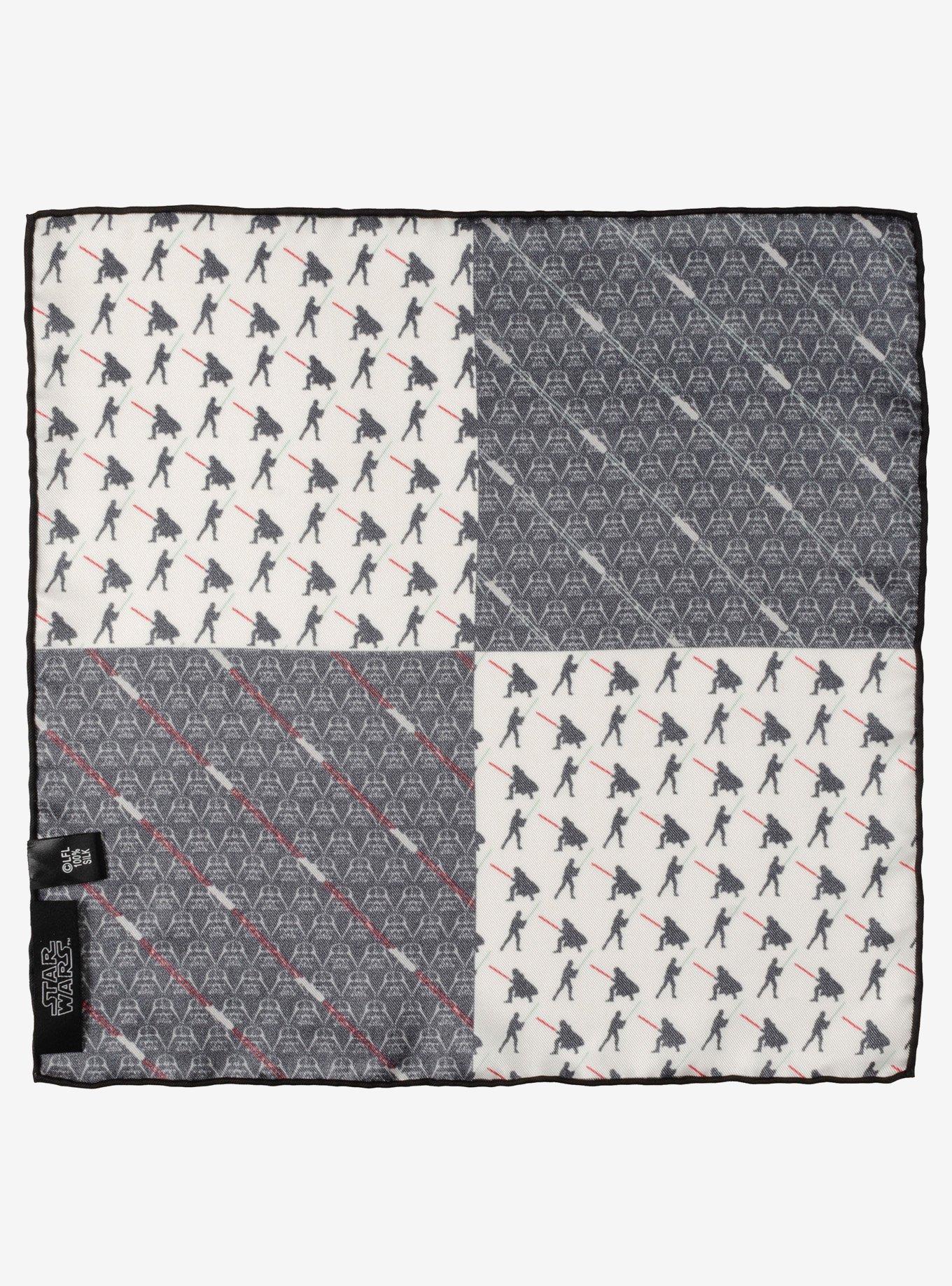 Star Wars Vader Vs Skywalker Lightsaber Pocket Square, , alternate