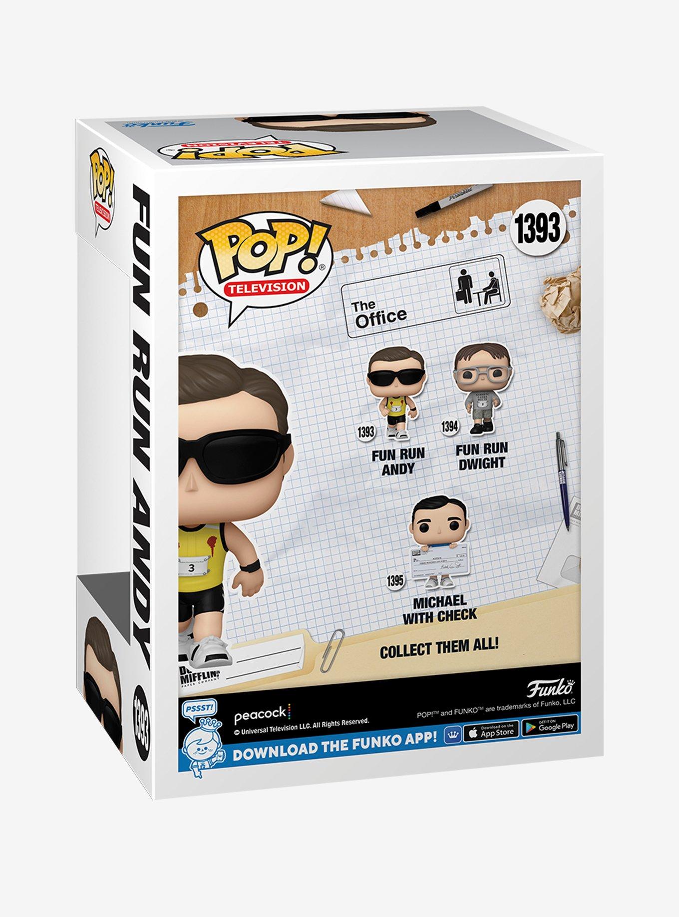 Funko The Office Pop! Television Fun Run Andy Vinyl Figure, , alternate - view 3