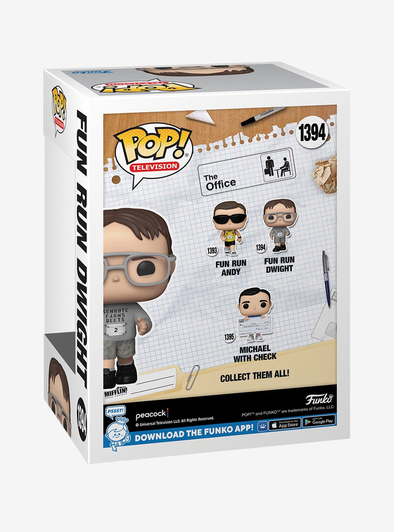 Funko The Office Pop! Television Fun Run Dwight Vinyl Figure, , alternate - view 3
