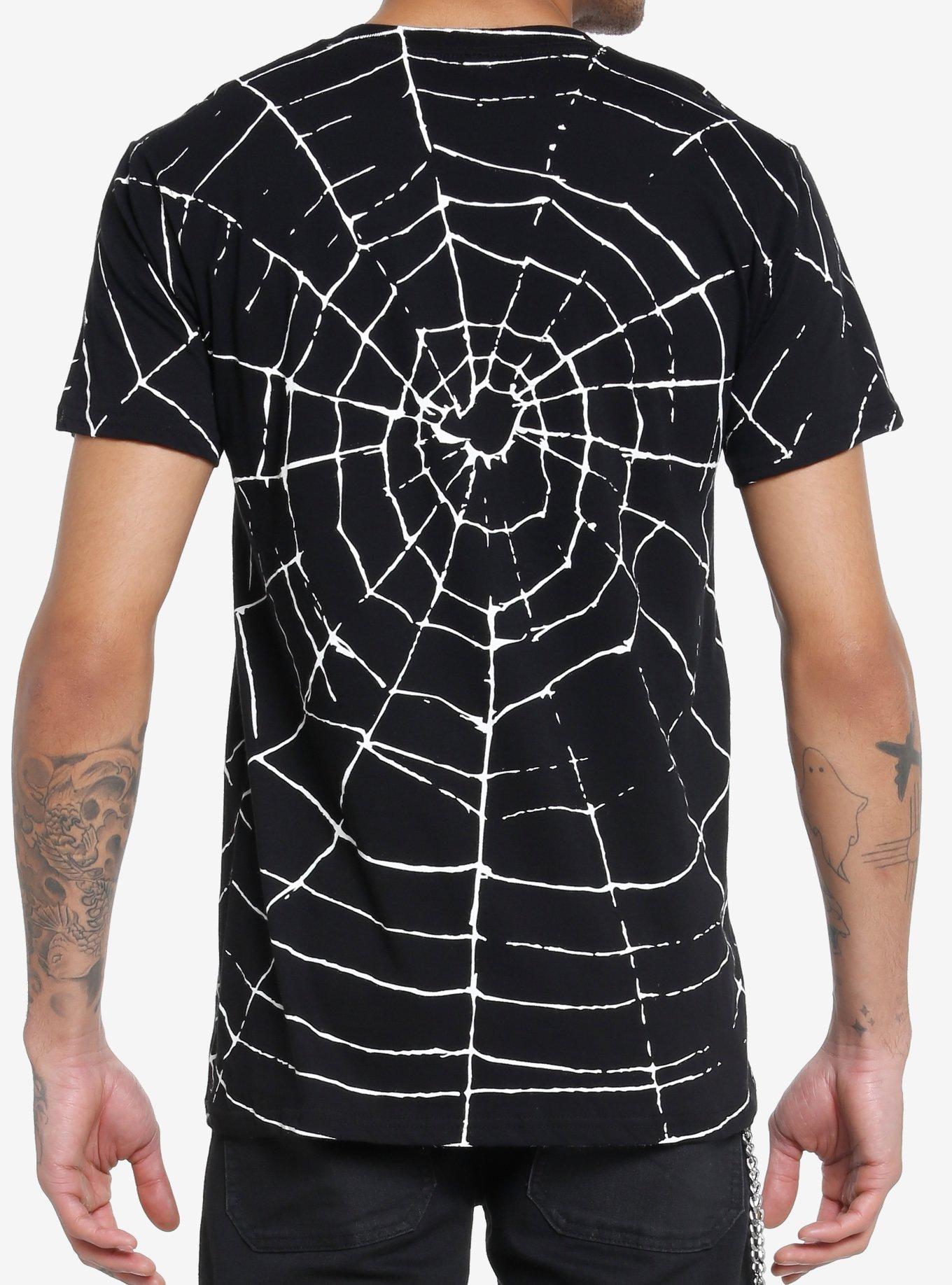 Marvel Spider-Man Jumbo Scene Double-Sided T-Shirt, BLACK, alternate