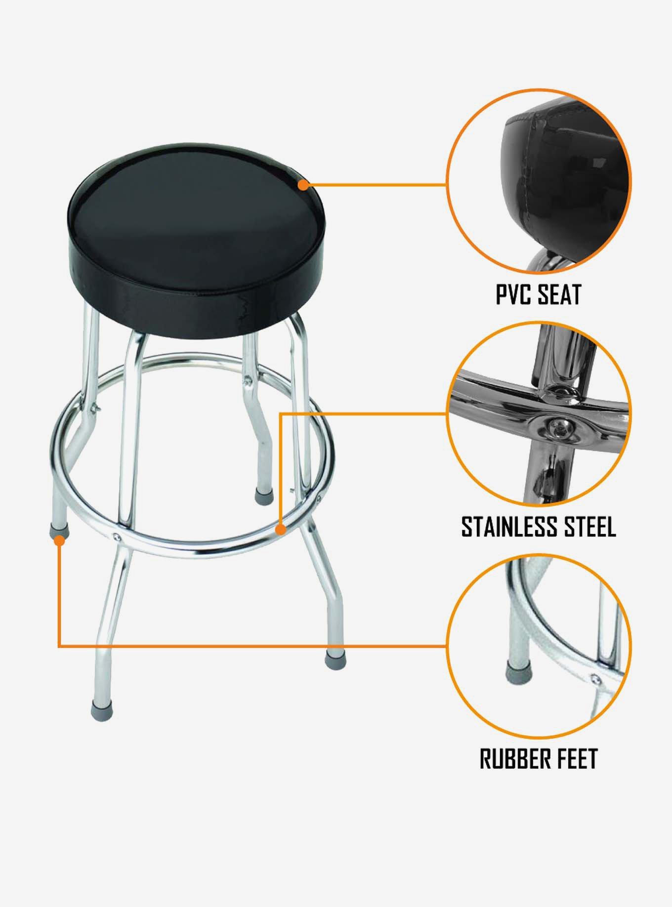 Rocksax Slayer Gold Eagle Bar Stool, , hi-res