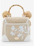 Our Universe Disney Mickey Mouse Floral Pom Pom Handbag - BoxLunch Exclusive, , alternate