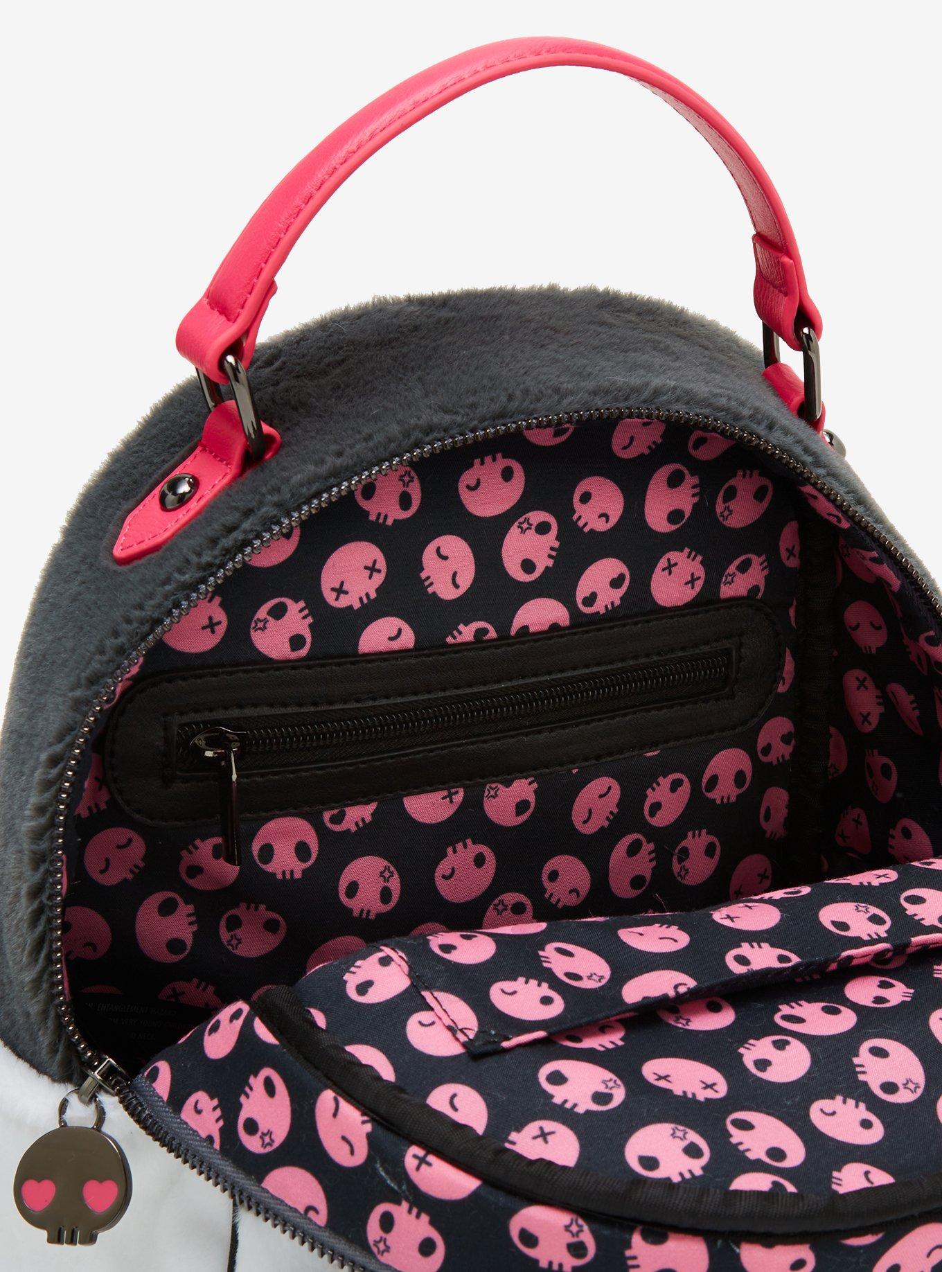 Sanrio Kuromi Heart Eyes Figural Mini Backpack - BoxLunch Exclusive, , alternate