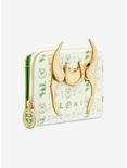 Marvel Loki Figural Horns Small Wallet - BoxLunch Exclusive, , alternate