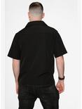 Black White Rockabilly Men's Shirt, BLACK-WHITE, alternate
