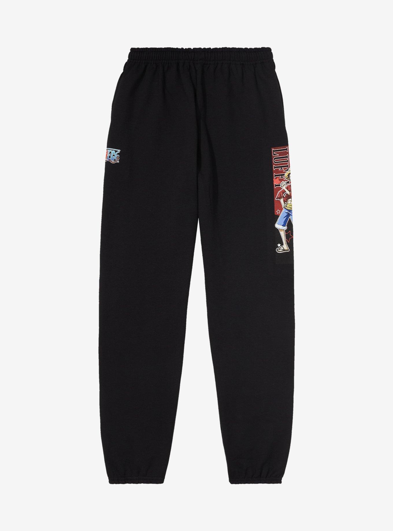 One Piece Monkey D. Luffy Quarter Panel Joggers | BoxLunch