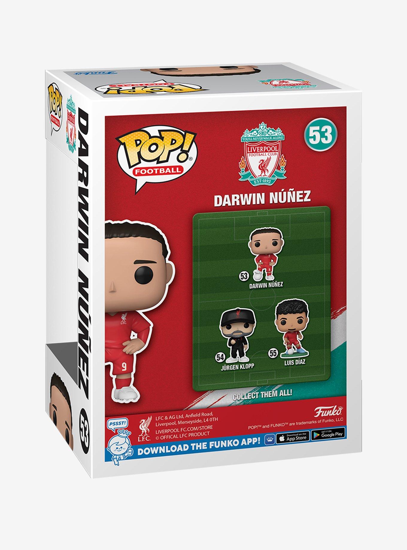 Funko Pop! Football Liverpool Football Club Darwin N&uacute;&ntilde;ez Vinyl Figure, , alternate