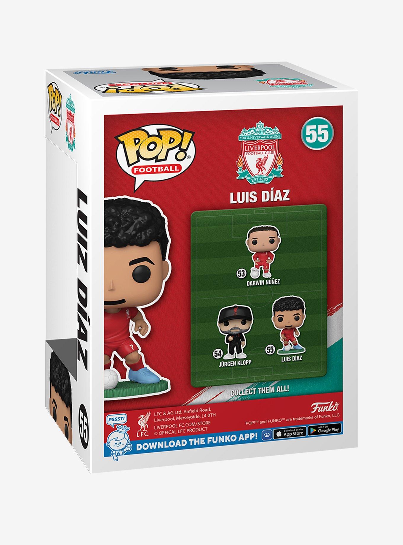 Funko Pop! Football Liverpool Football Club Luis D&iacute;az Vinyl Figure, , alternate