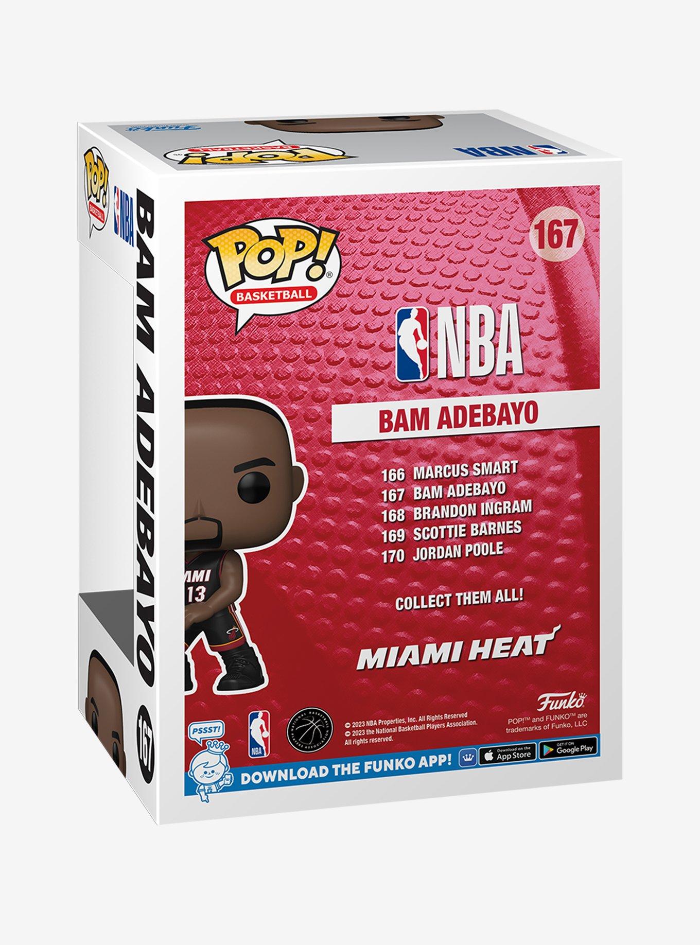 Funko Pop! Basketball NBA Miami Heat Bam Adebayo Vinyl Figure, , alternate