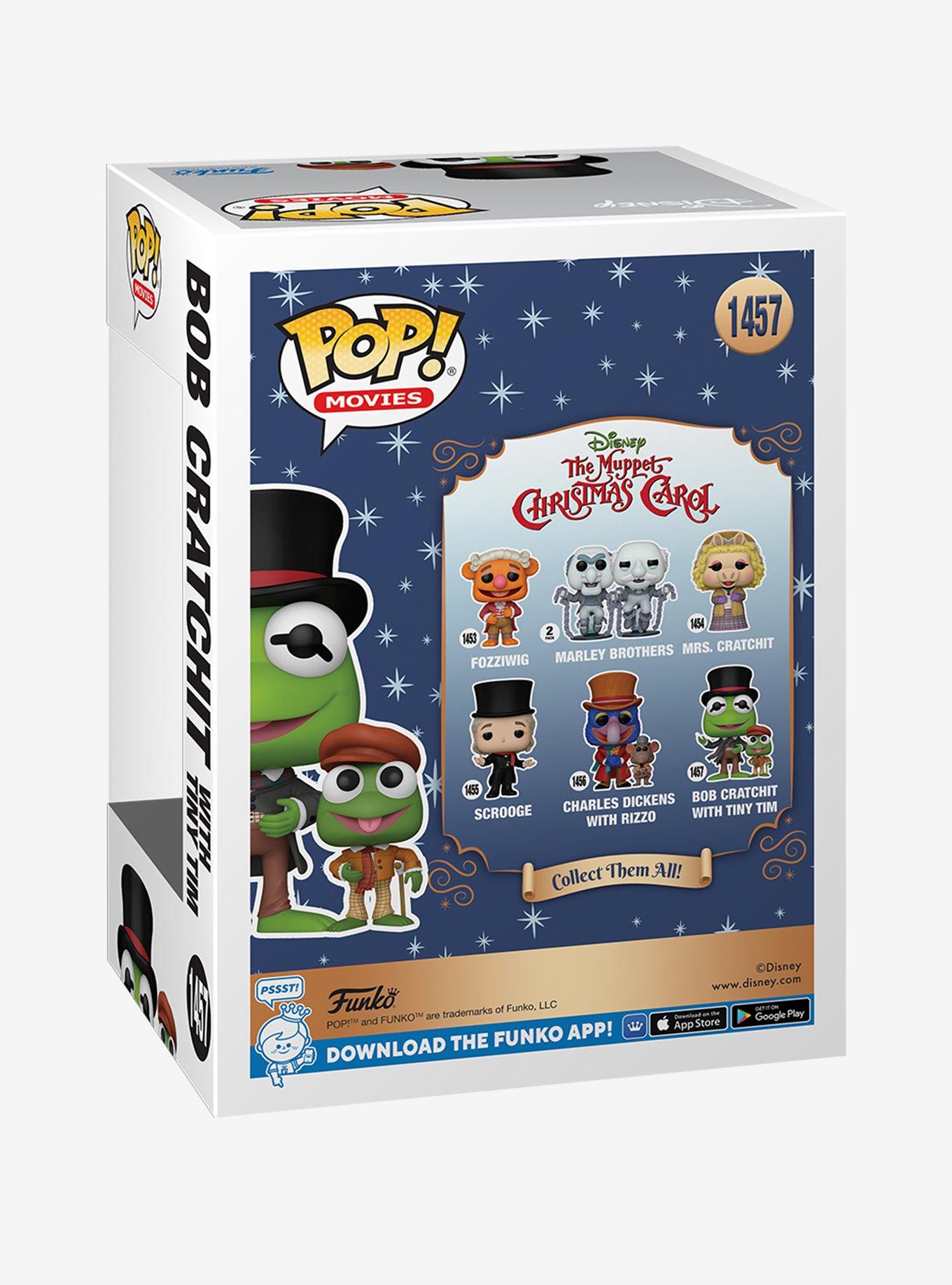 Funko Pop! Movies Disney The Muppet Christmas Carol Bob Cratchit with Tiny Tim Vinyl Figure, , alternate