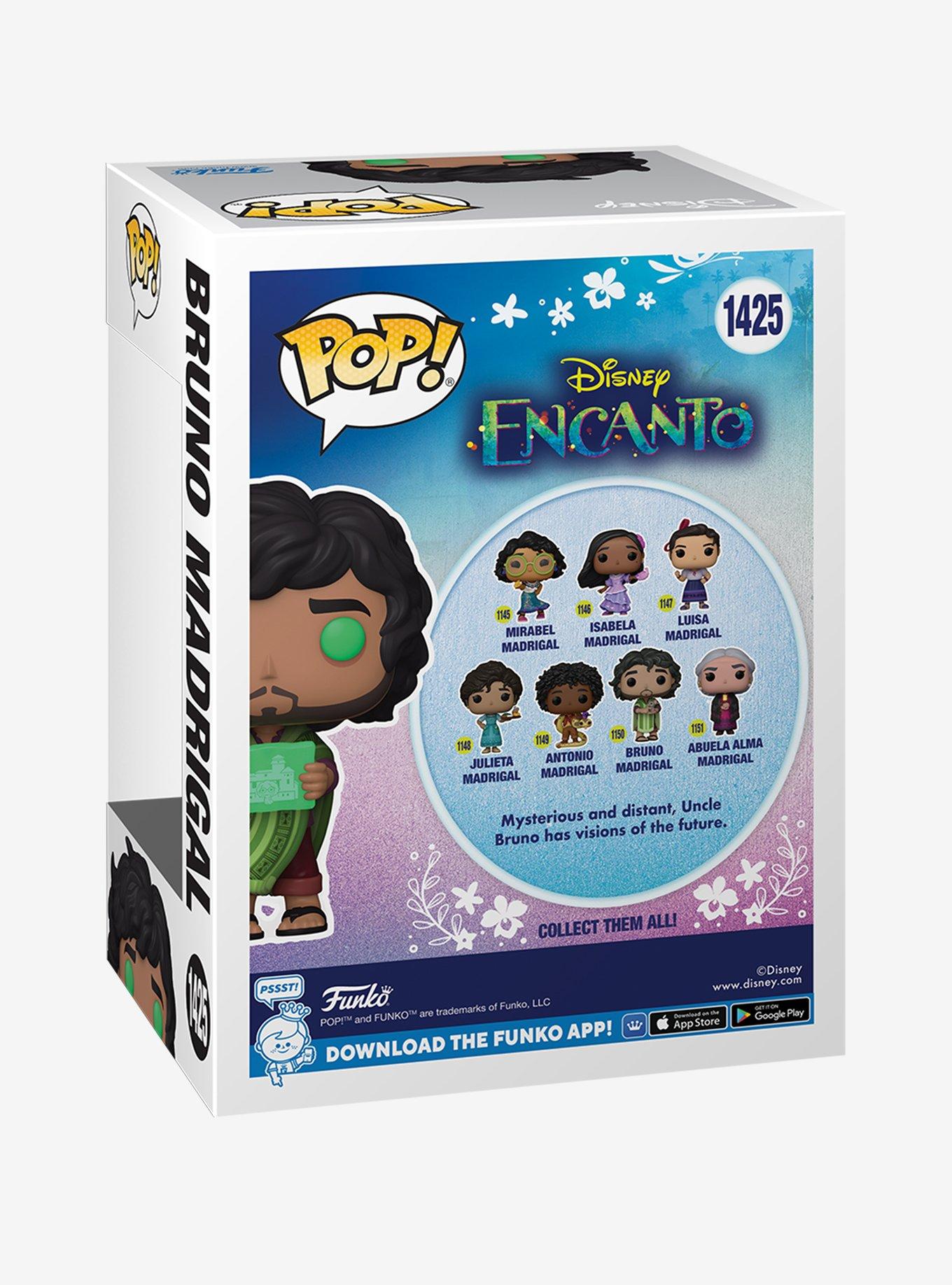 Funko Pop! Disney Encanto Bruno Madrigal 2023 Holiday Exclusive Glow-in-the-Dark Viny Figure - BoxLunch Exclusive, , alternate