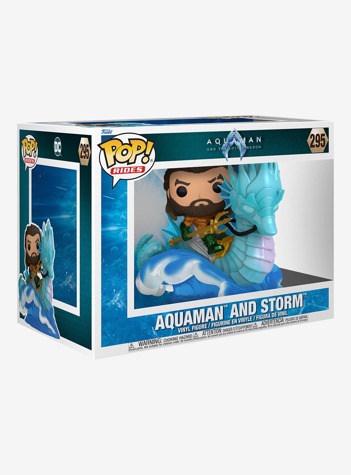 Funko Pop! Rides DC Comics Aquaman and The Lost Kingdom Aquaman and Storm Vinyl Figure, , alternate
