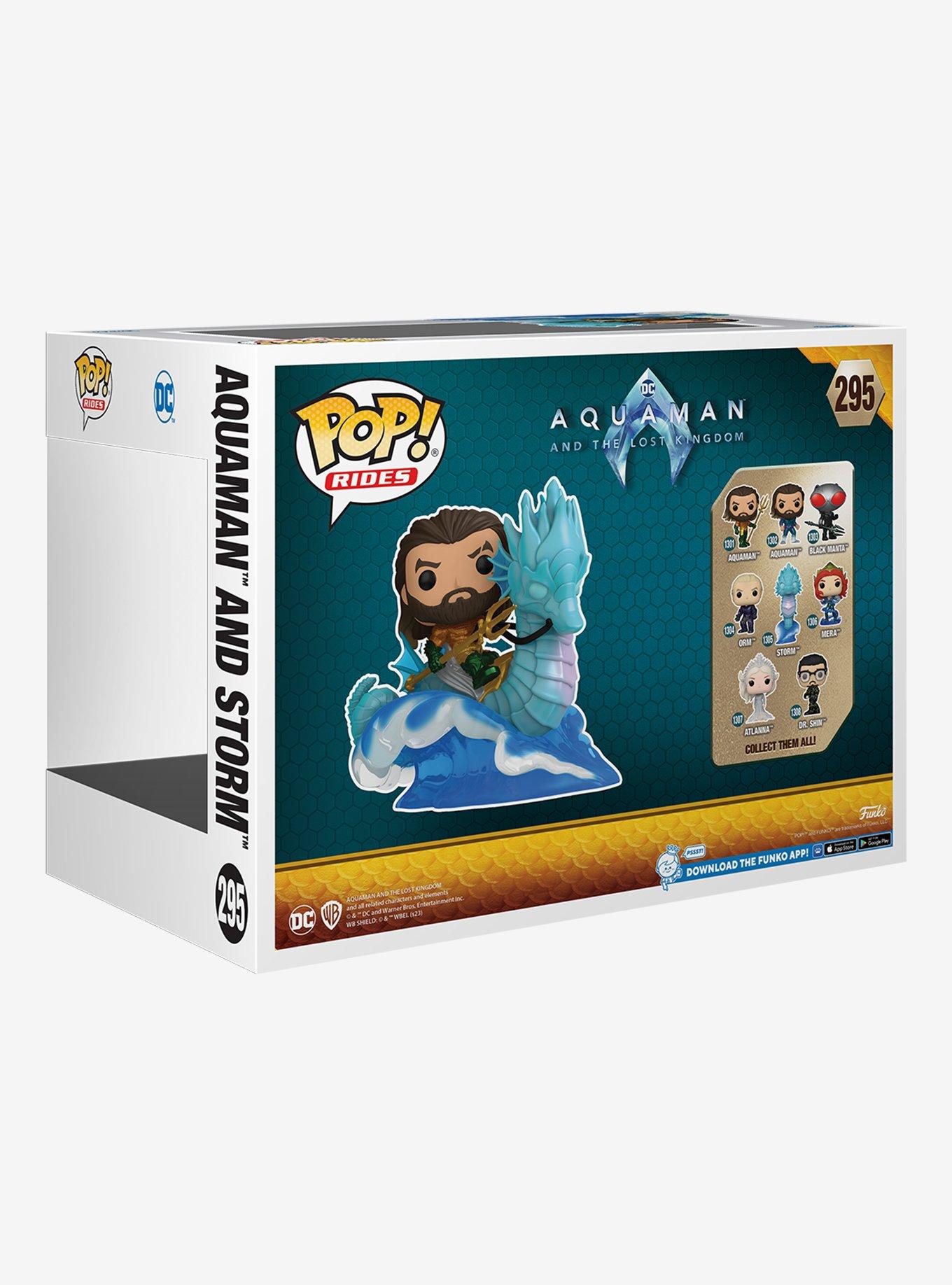 Funko Pop! Rides DC Comics Aquaman and The Lost Kingdom Aquaman and Storm Vinyl Figure, , alternate