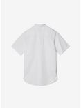 WeSC Oden Oxford Short Sleeve Button-Up Shirt White, BRIGHT WHITE, alternate