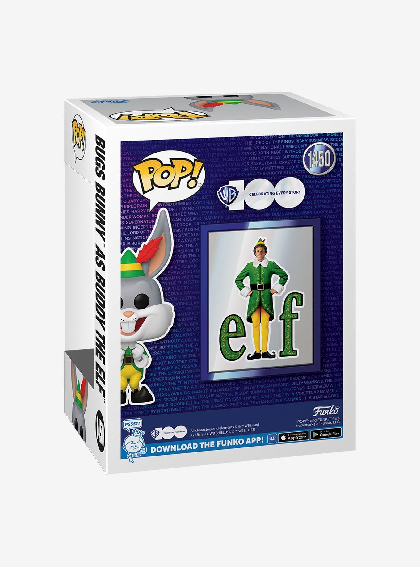 Funko Pop! Warner Bros. 100 Bugs Bunny as Buddy the Elf Vinyl Figure, , alternate