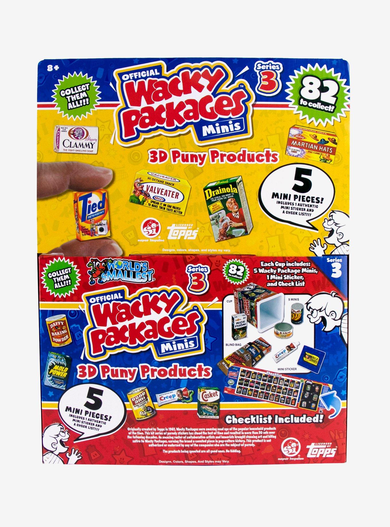 World's Smallest Wacky Packages Blind Box Collectible Miniatures, , alternate