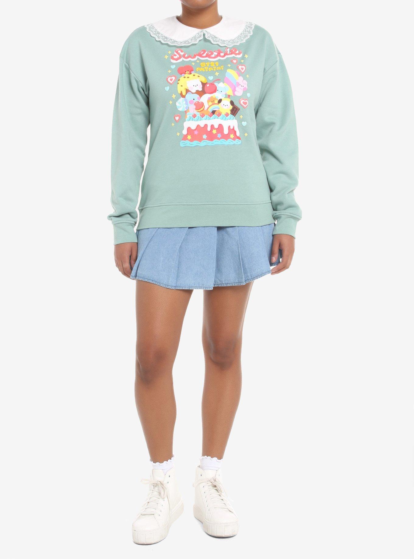 BT21 Sweetie Collared Girls Sweatshirt, , hi-res