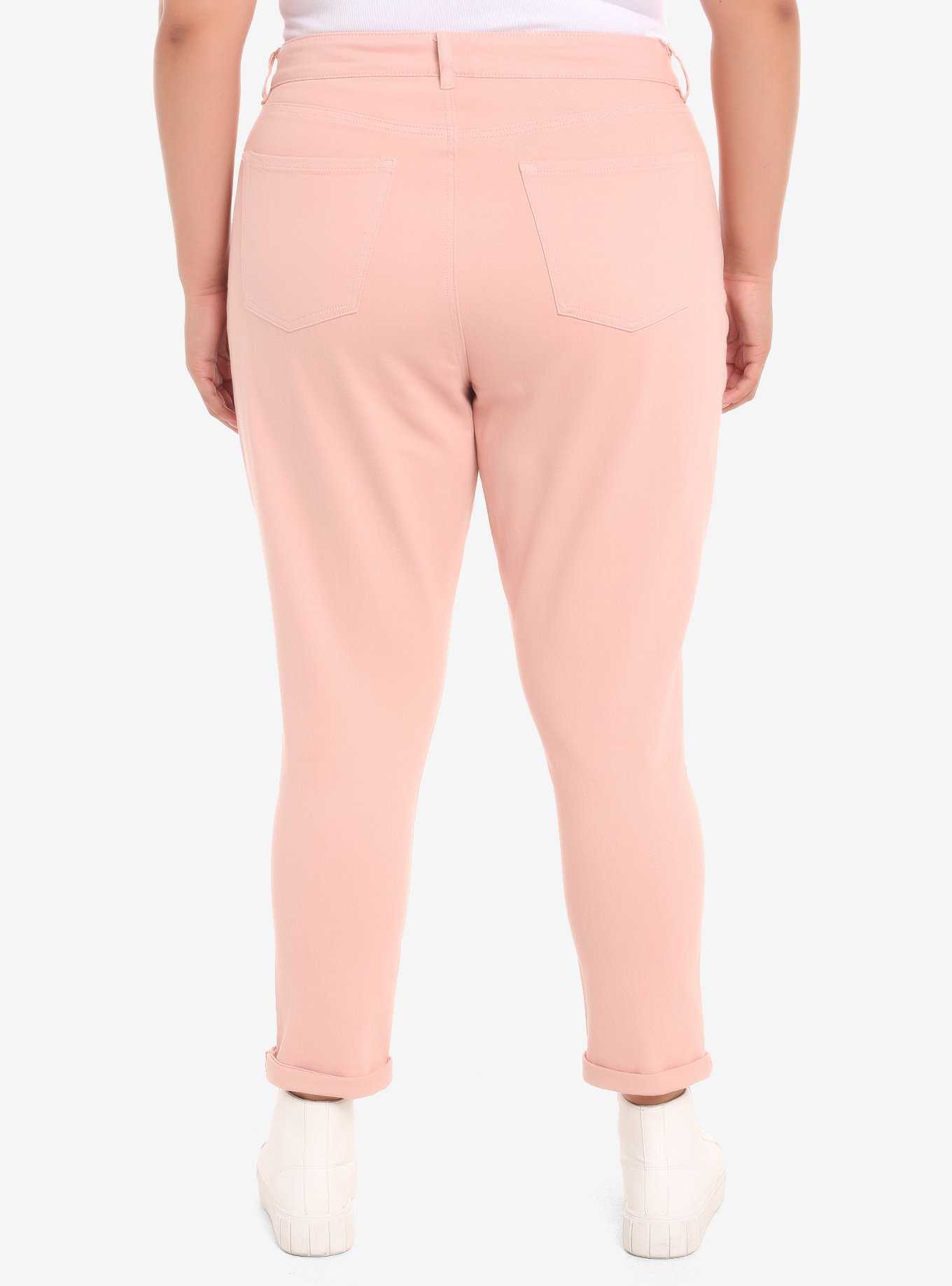 BT21 Pink Sweetie Mom Jeans Plus Size, , hi-res